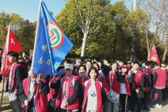 学党史悟长征精神  行远足展青春风采—蒙城一中开展远足拉练活动